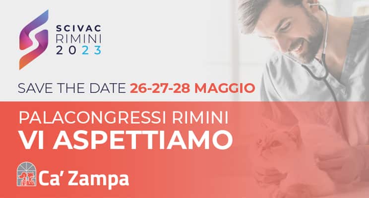 Invito Scivac Rimini 2023 stand Ca' Zampa